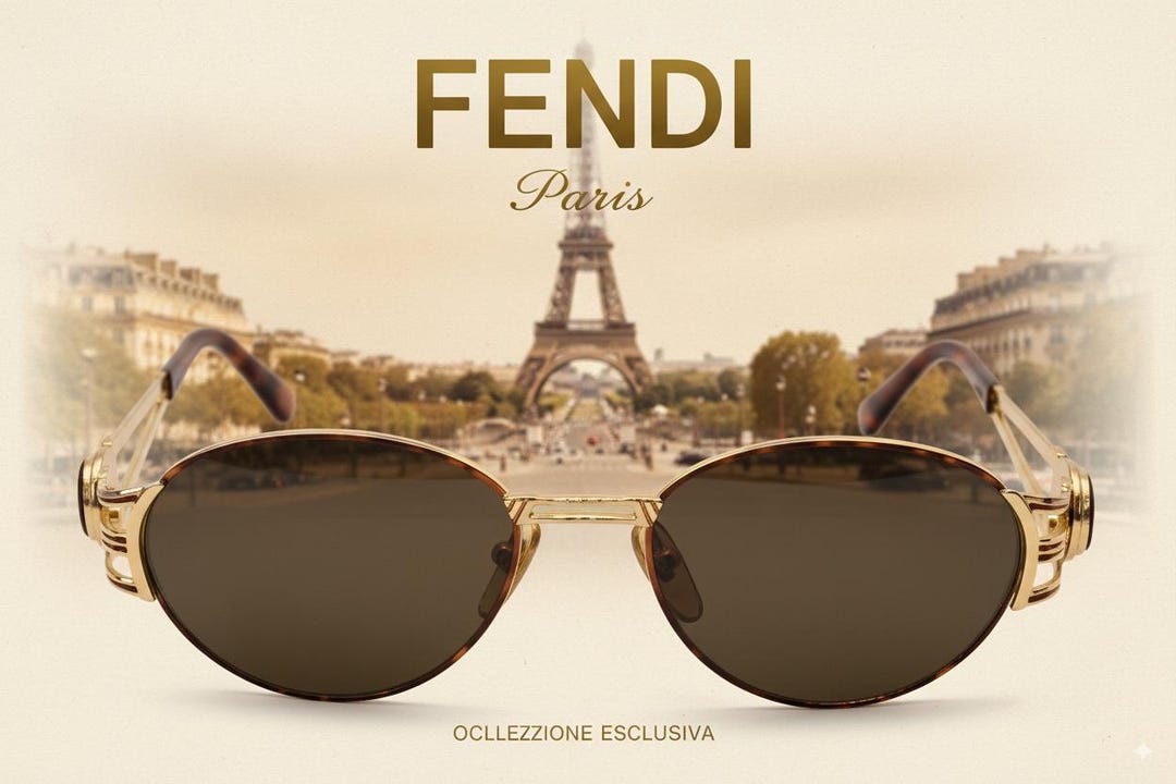 Fendi Sunglasses Vintage From 1980s Mod SL 7035 - Etsy