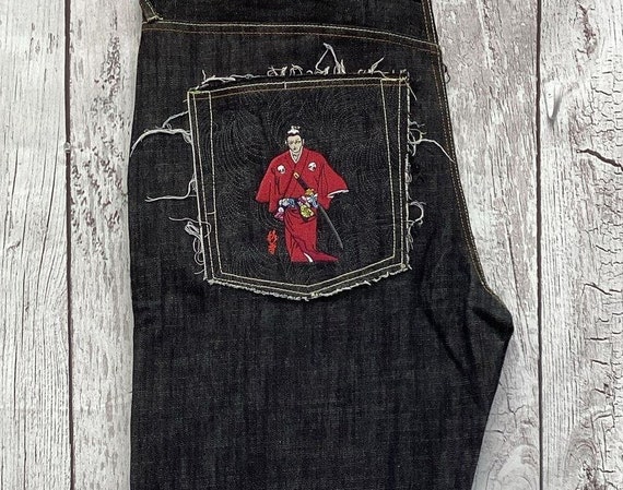 Red Monkey Company Mens Black Jeans - Etsy