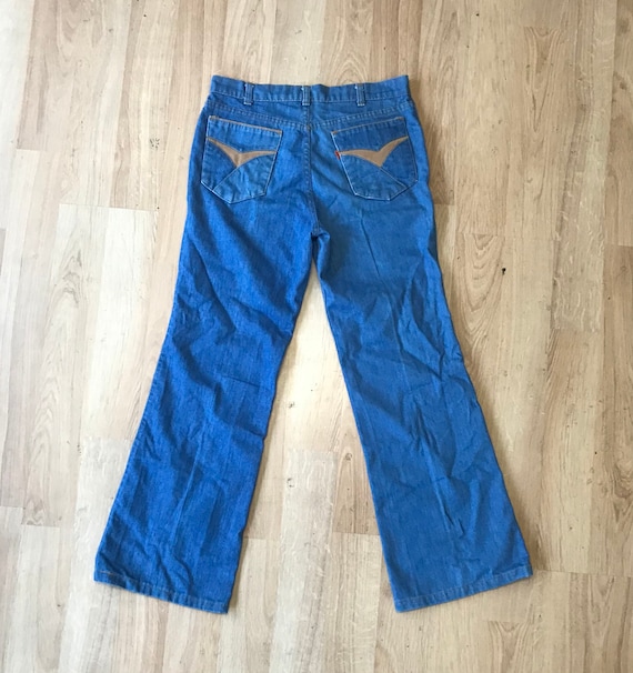 Vintage lengüeta naranja Levi's jeans 33x32 | Etsy España