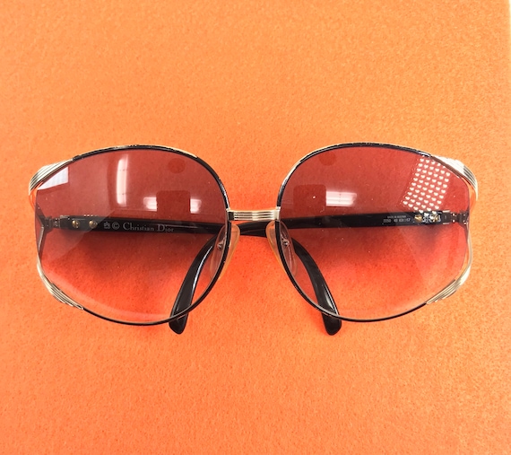 Vintage Dior 1980’s Jackie O sunglasses 2250 48 - image 1