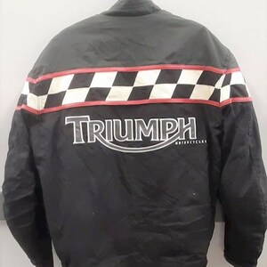 Triumph Checkered Motorcycle Jacket image 2