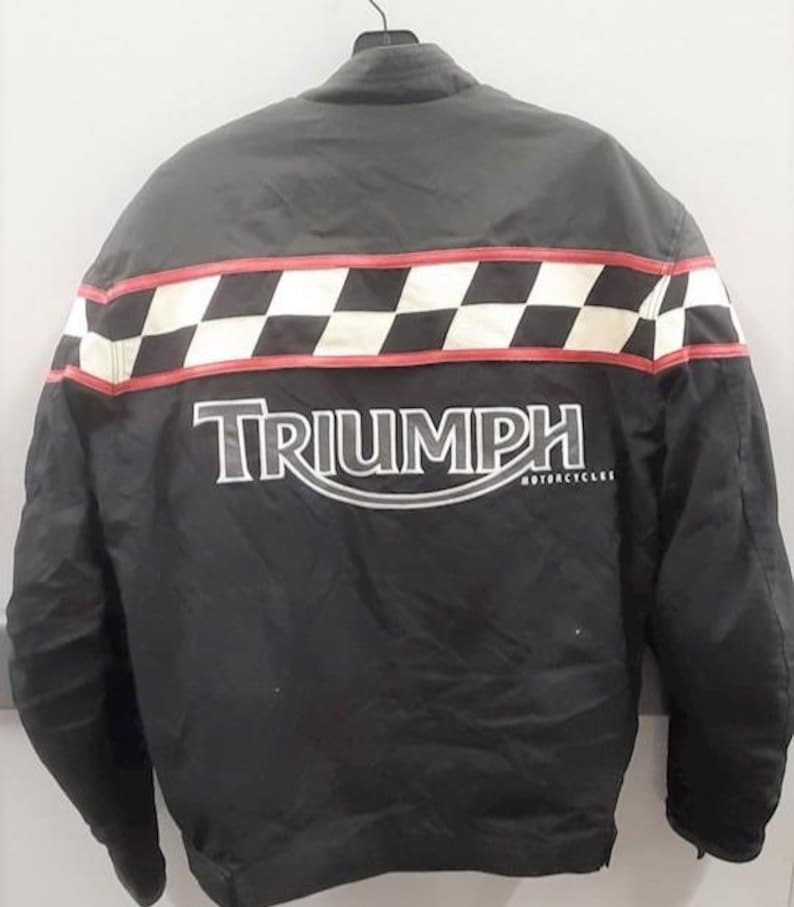 Triumph Checkered Motorcycle Jacket image 2