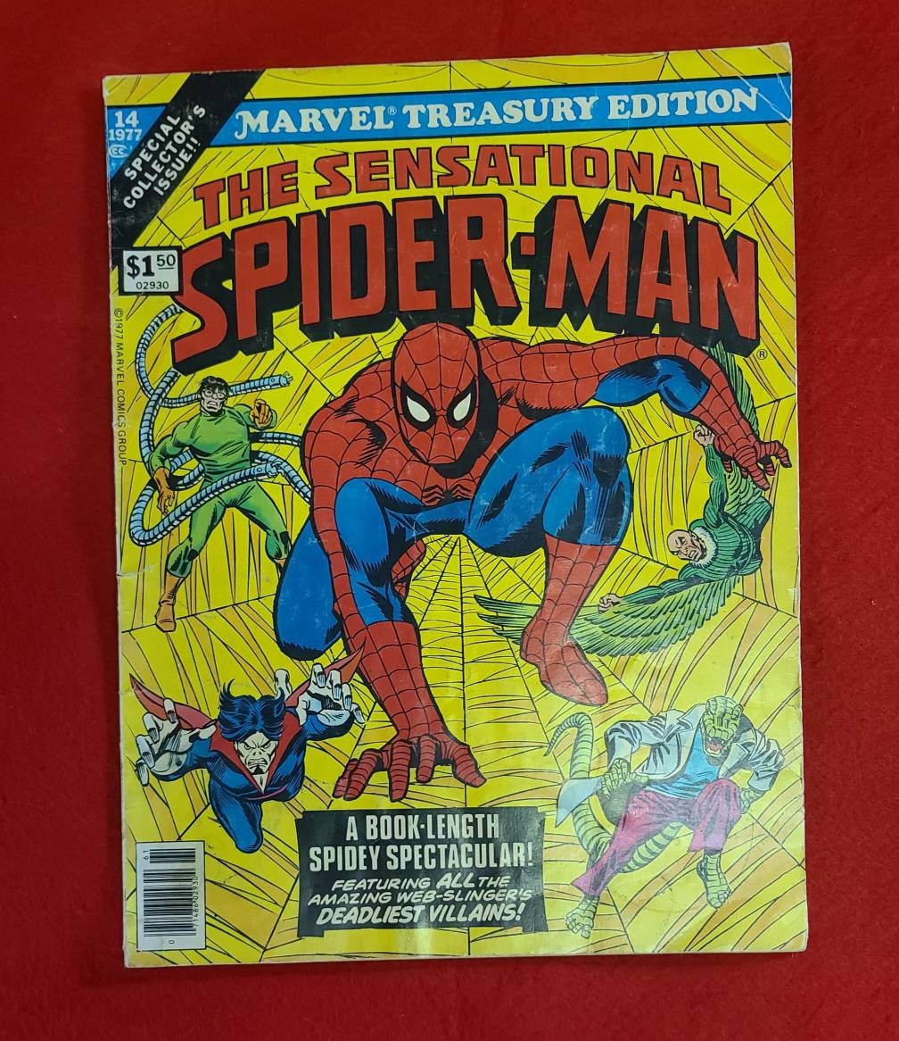 Marvel Treasury Edition #14 (1977, Marvel) Sensational Spider Man