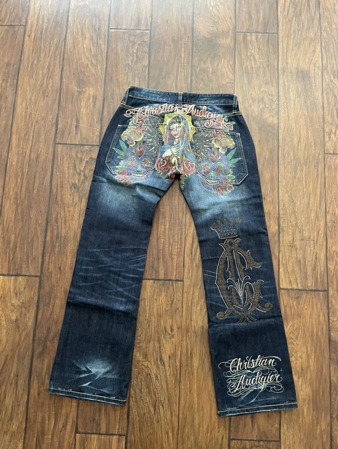 Christian Audigier デニム 楽天市場】CHRISTIAN AUDIGIERクリスチャンオードジェーデニム