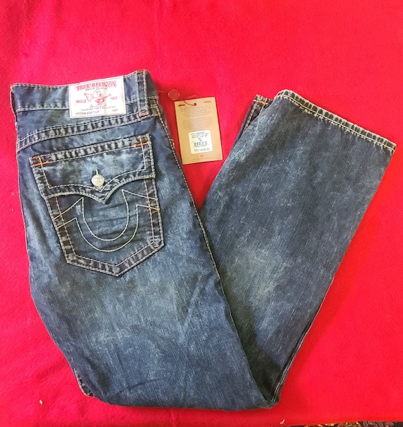 True Religion Jeans Distressed 36 - Etsy