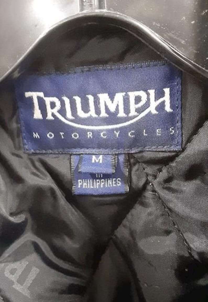Triumph Checkered Motorcycle Jacket image 3