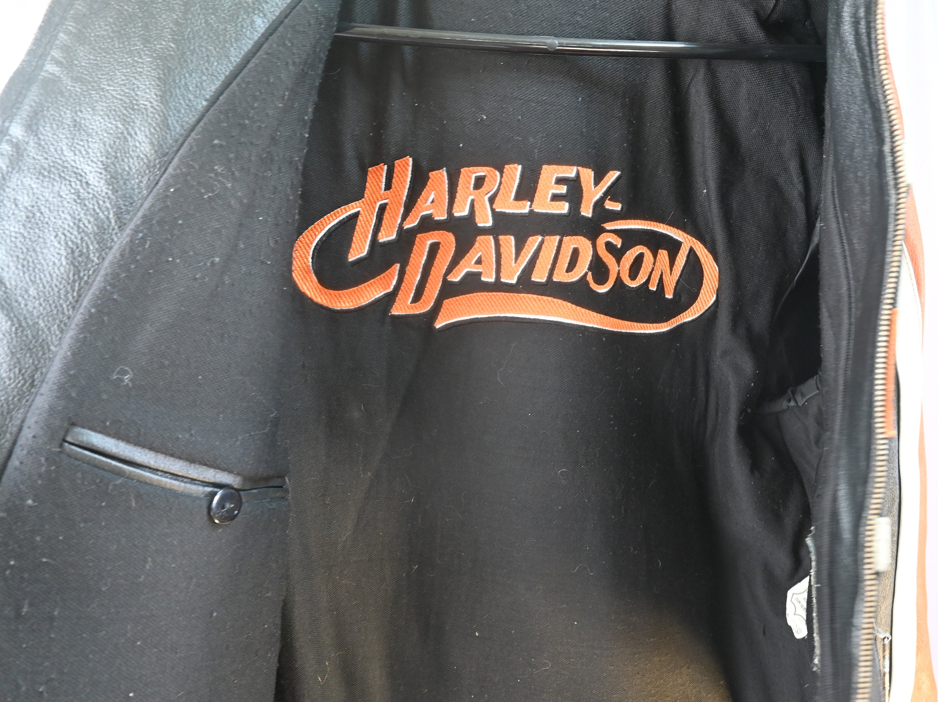 ジャケット・アウター HARLEY DAVIDSON LEATHER conchoTee size L Harley Davidson XL Leather Jacket Cycle Diva Swarovski