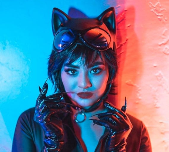 Cat Cosplay Mask Size 2223.5 Etsy