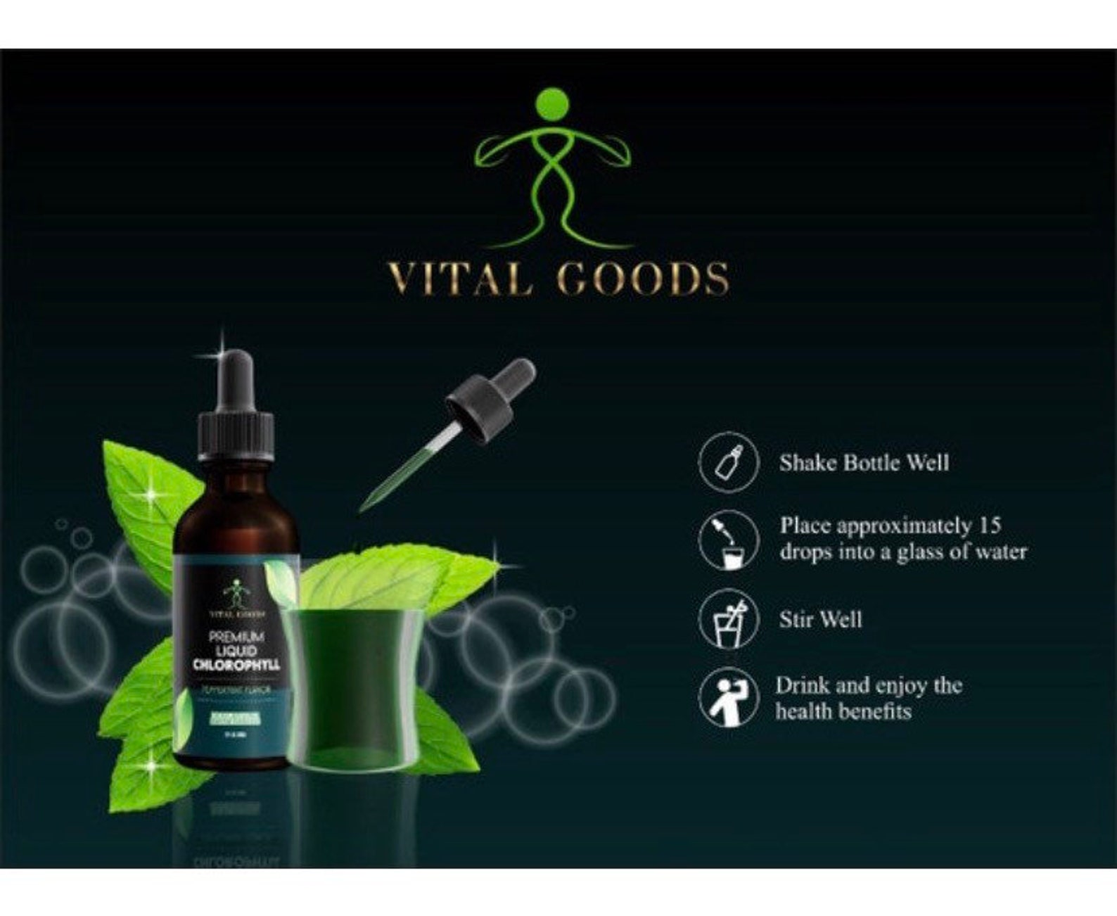 Liquid Chlorophyll Supplement Tincture Drops Etsy