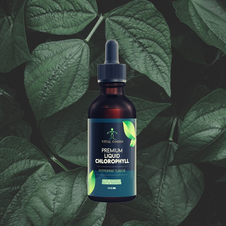 Liquid Chlorophyll Supplement Tincture Drops Etsy