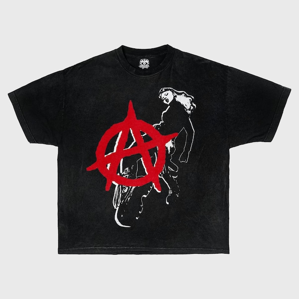 T-Shirt Uomo Donna Oversize Vintage Y2K Stampa Grafica. Maglietta Streetwear Casual Unisex, Vestibilità Larga E Morbida. - 2