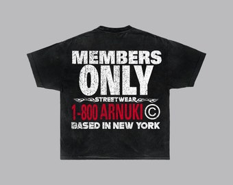 Arnuki Takeover Tee, Streetwear, tshirt, black, red, white, unisex, fashion, crew neck, screen print, men, women, holiday, y2k, opium, only