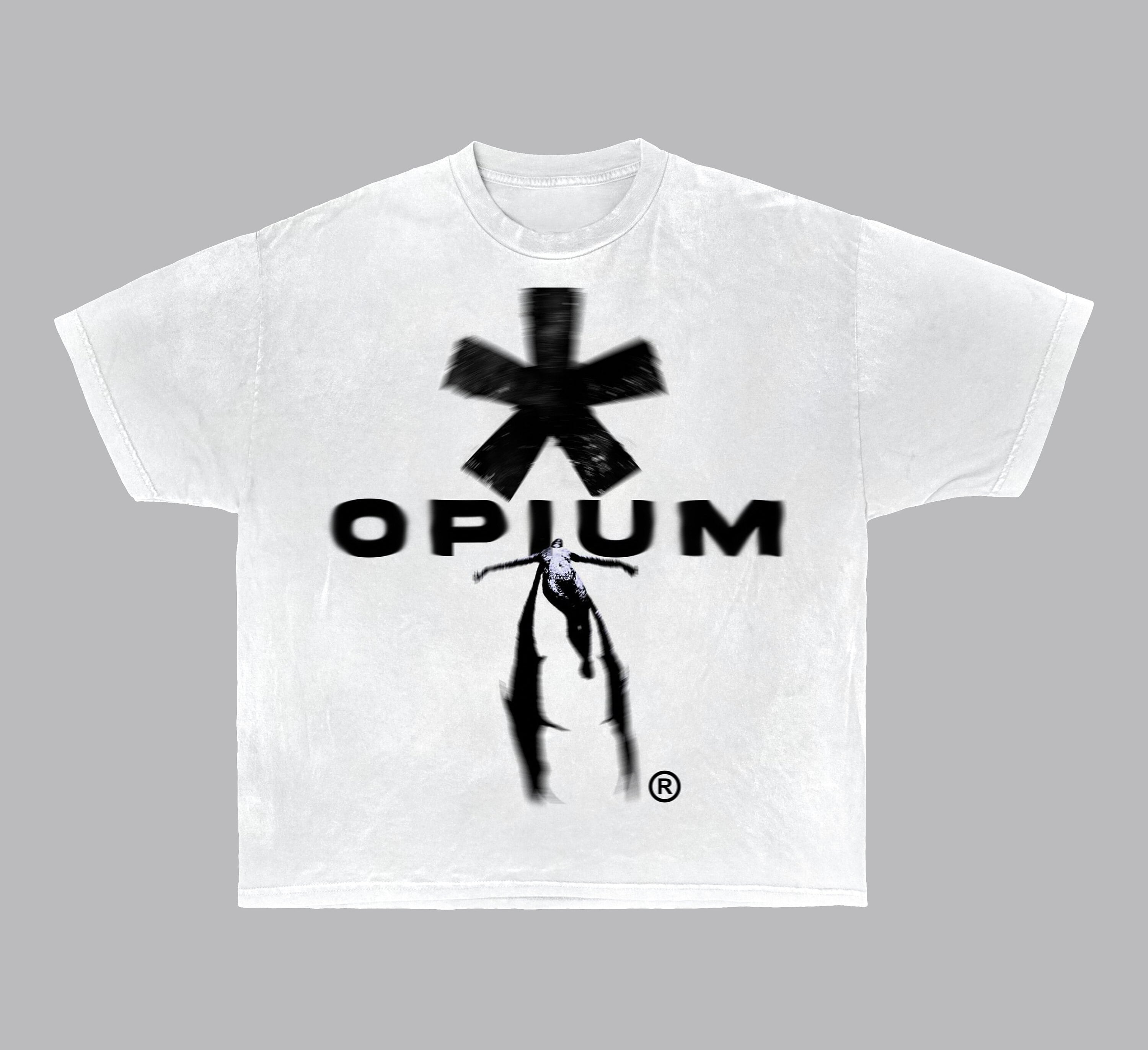 Opium Angel Tee, T-shirt, Opium, Y2k, Streetwear, Fashion