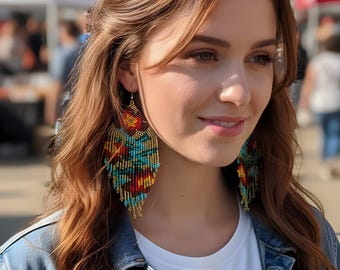 Boho style Florette Earrings