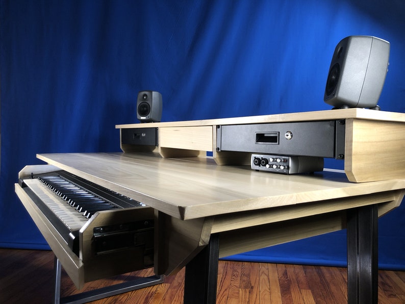 CRT Woodworking G49 Studio Desk for Musician Producer Creative Poplar ...