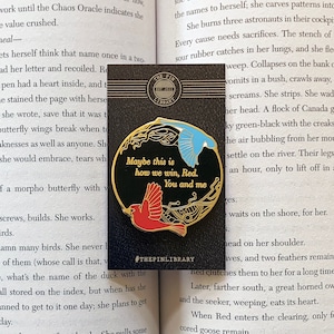 How We Win – This Is How You Lose the Time War inspired enamel pin