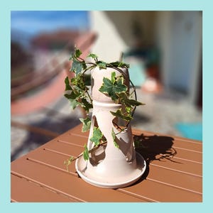 Orchideeënpot, een unieke, handgemaakte creatie. Het perfecte cadeau voor plantenliefhebbers.