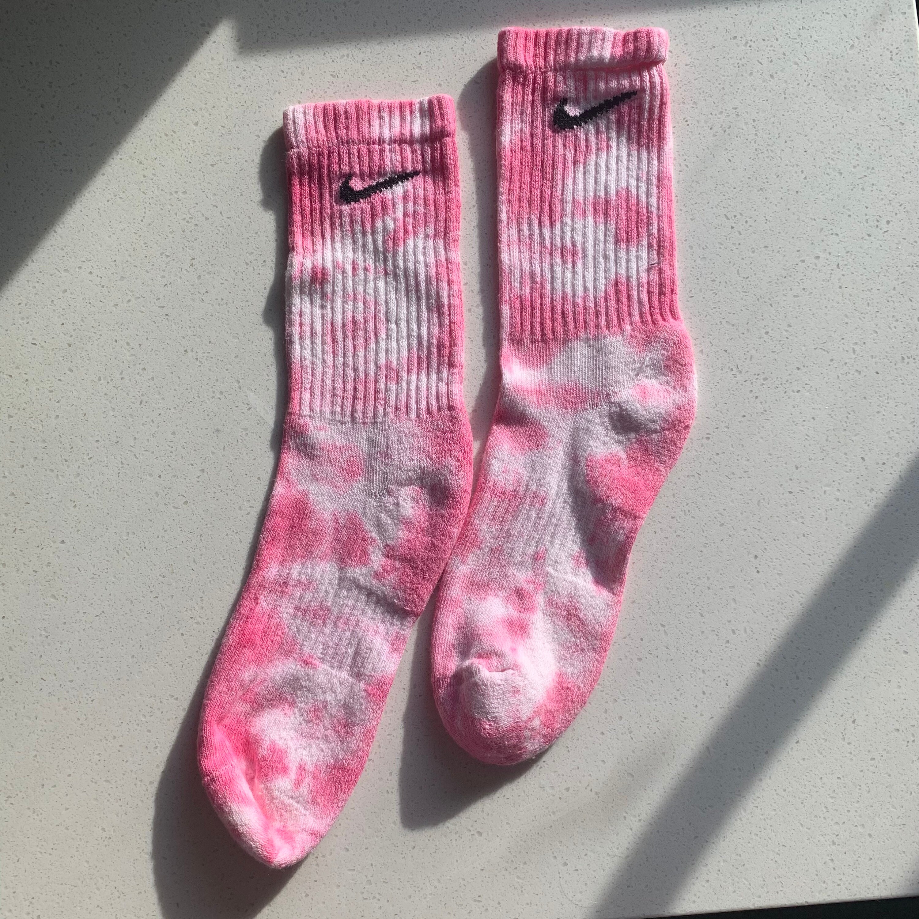 tie dye nike quarter socks