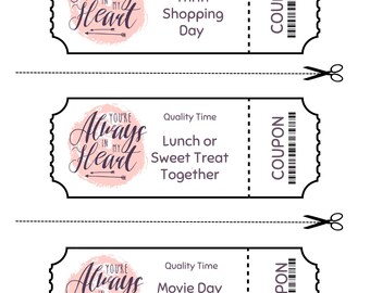 For that Special Person - Quality Time Coupons