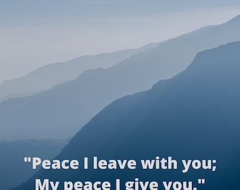 Peace I Leave with You - John 14:27