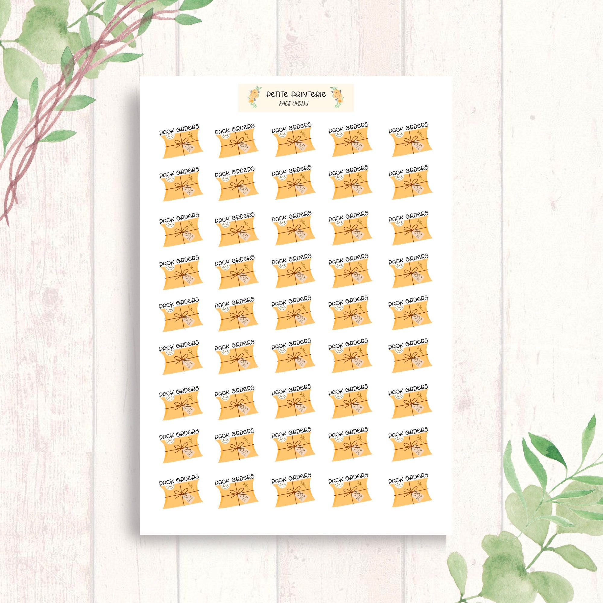 Pack Orders Stickers Packaging Stickers Packing Orders Etsy