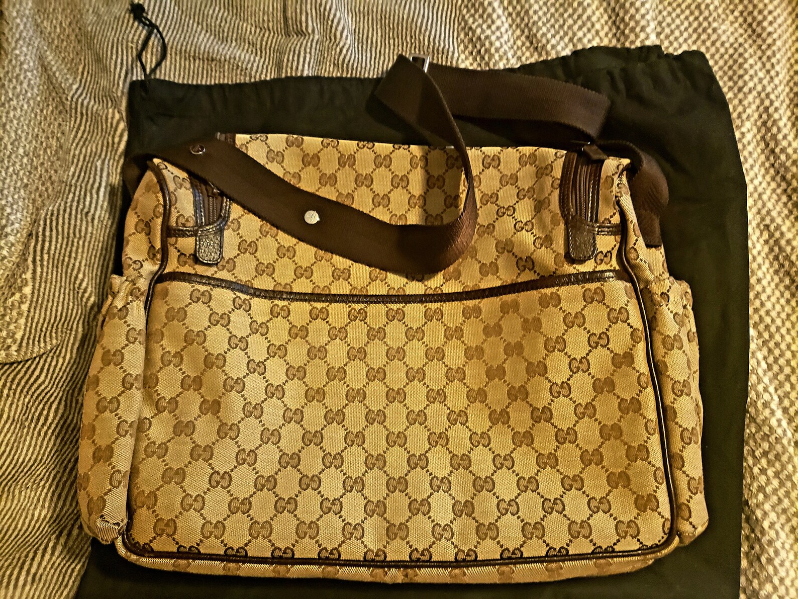Gucci Authentic baby messenger diaper bag Etsy