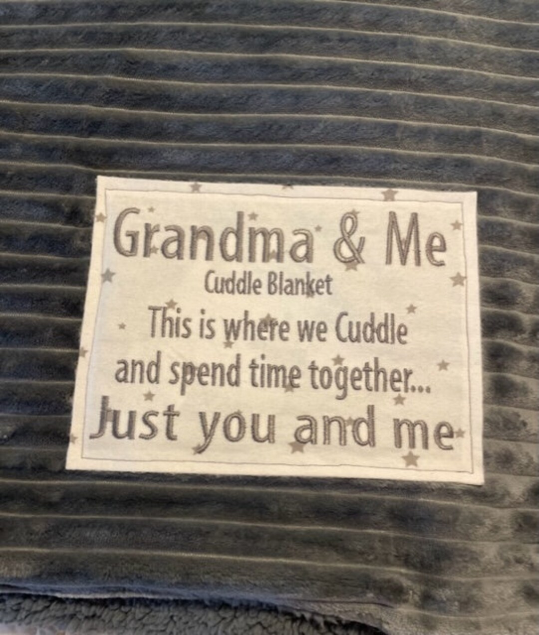 Grandma and Me Cuddle Blanket Etsy