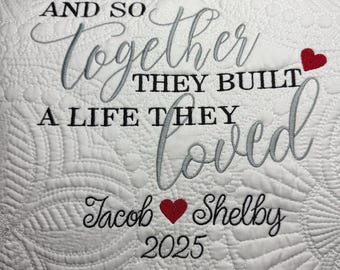Personalized Heirloom Wedding Quilts