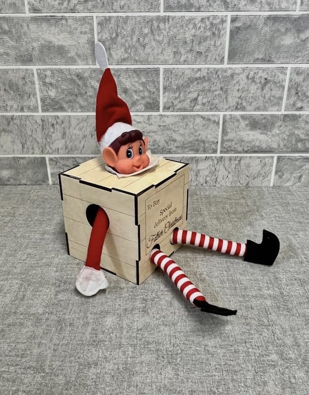 Stackable Boxes Elf Elf Delivery Box, Elf Postbox, Elf Arrival, Elf Props, Special Delivery ...