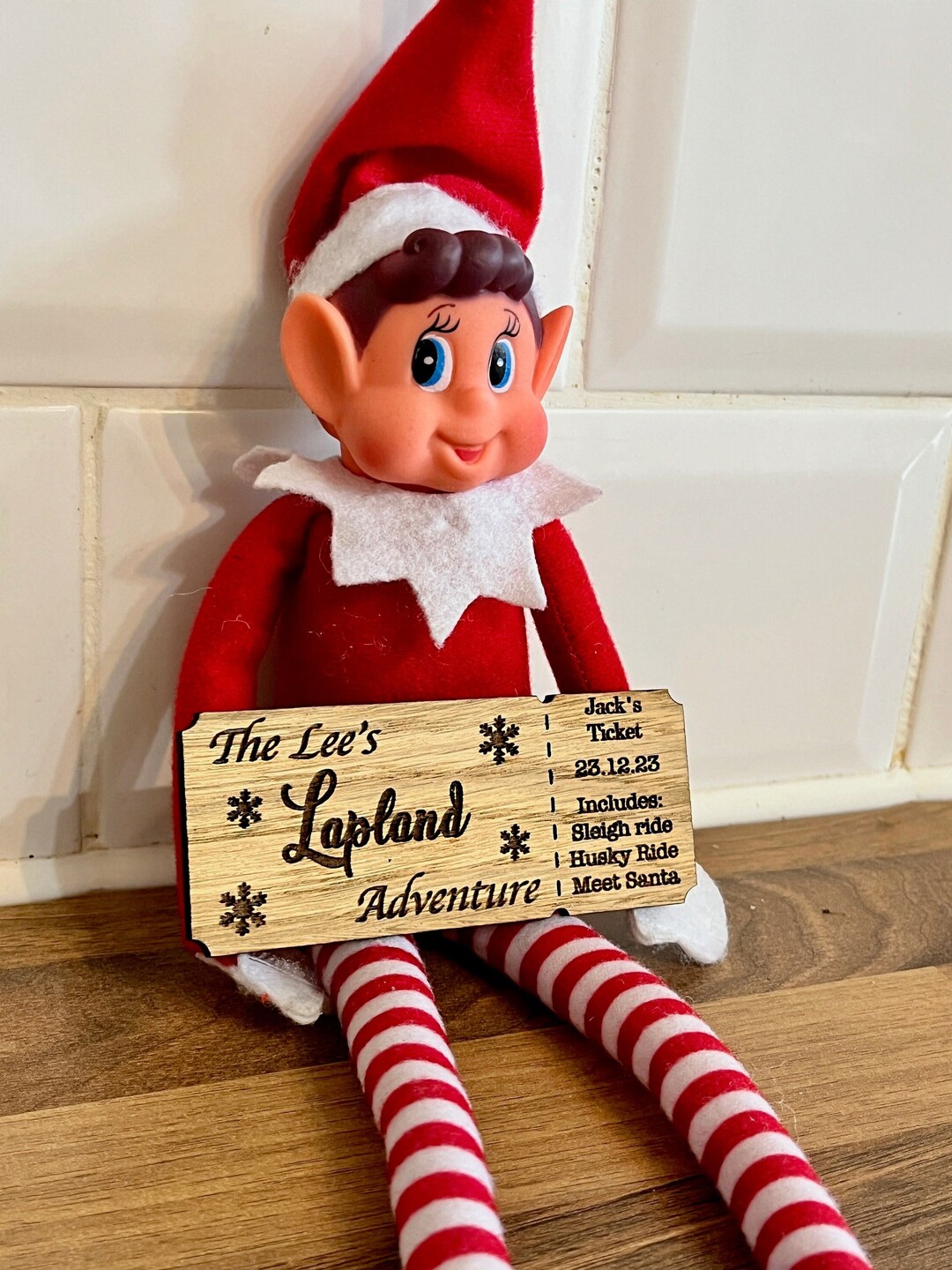 Personalised Lapland Ticket, Christmas Activity Token, Lapland Gift, Lapland UK, Lapland