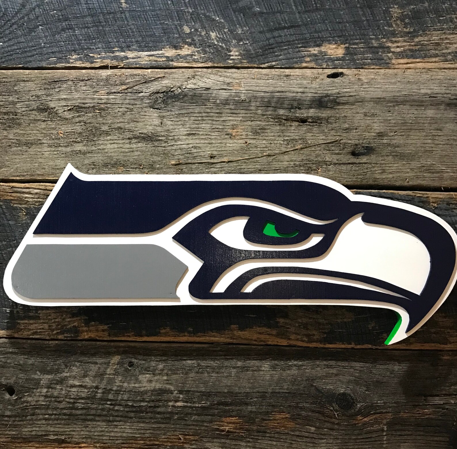 Seattle Seahawks wooden wall décor | Etsy
