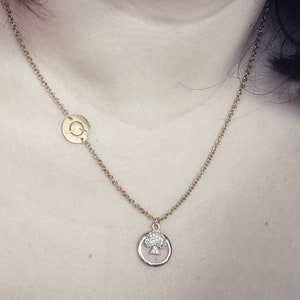 Gold Queen of Spades necklace , HotWife necklace chain, Cuckold necklace, swinger Lifestyle jewelry, sexy HW necklace, sparkly zirconia