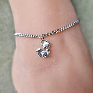 Vixen Hotwife Anklet, Swinger Lifestyle jewelry, sexy HW wife ankle chain with vixen charm