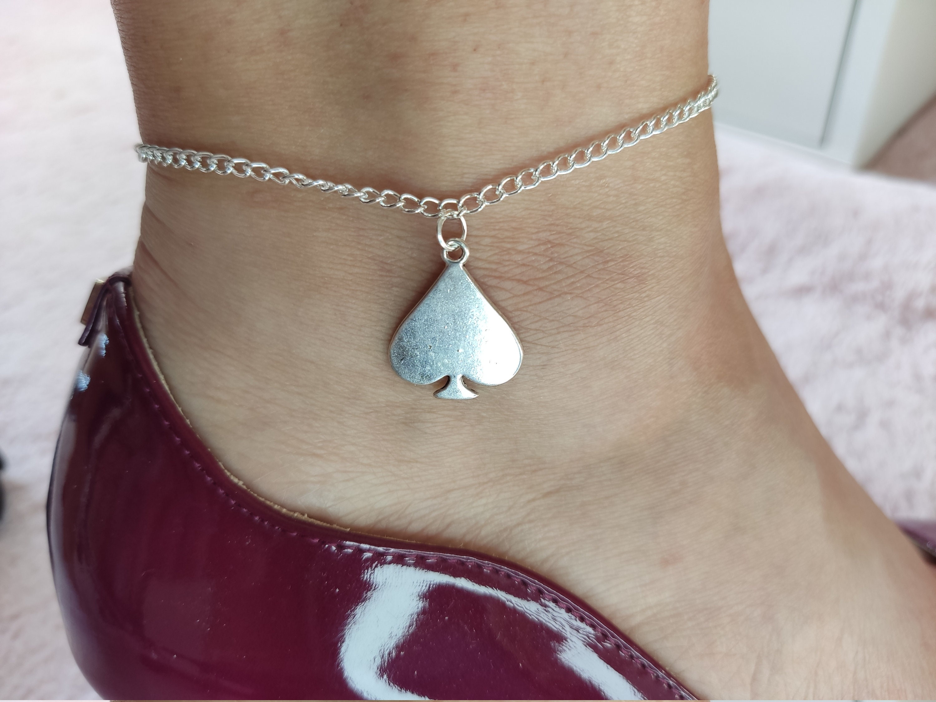 Collana Hotwife Queen Of Spades QOS - Simbolo Lifestyle, Ciondolo Nero, Lunghezza 18 Pollici, Sexy Jewels