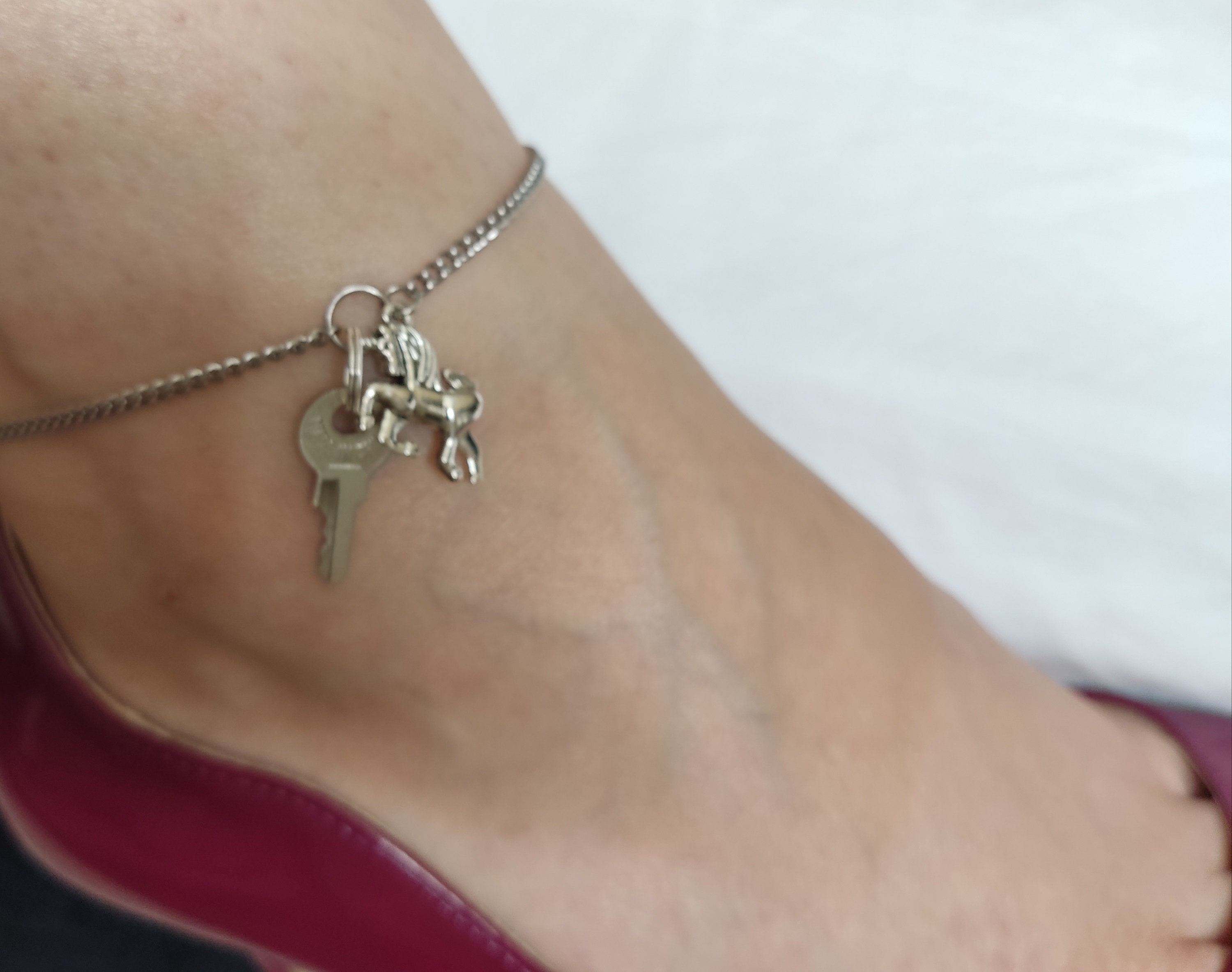 cuckold chastity anklet key