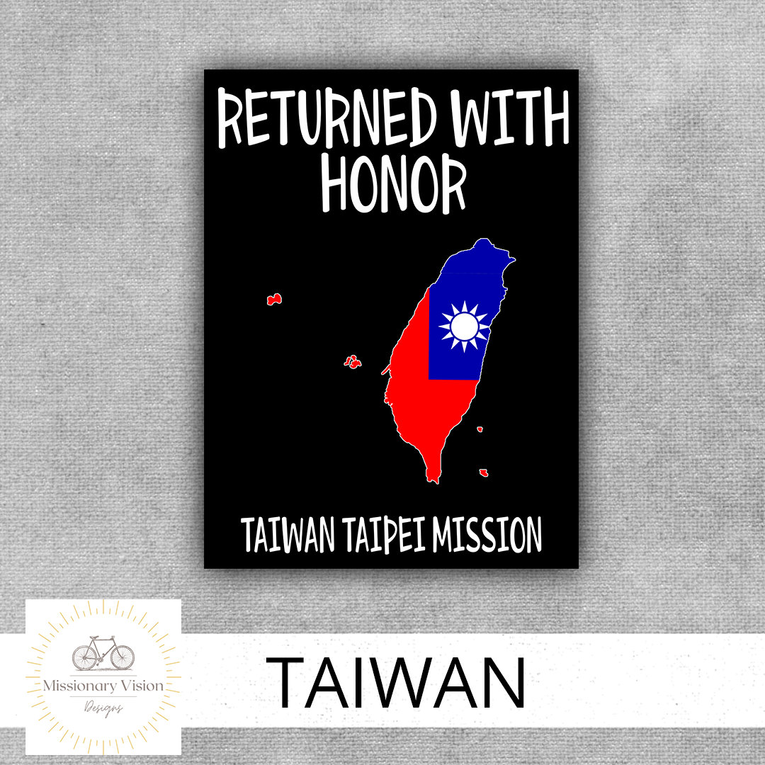 Taiwan Asia Mission, Welcome Home Poster, Returned With Honor - Etsy
