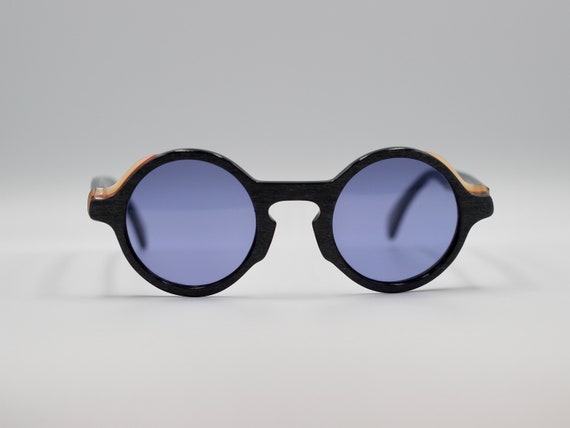 2000’s Ventura handcrafted round acetate steampun… - image 6