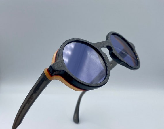 2000’s Ventura handcrafted round acetate steampun… - image 1