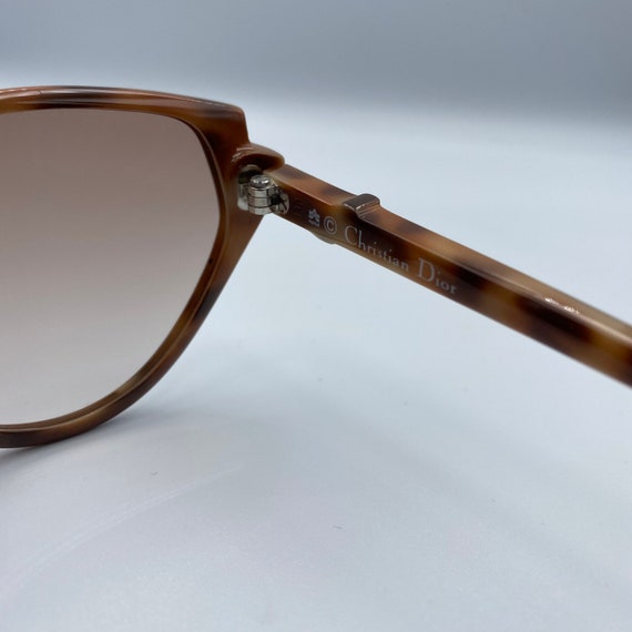 80’s Christian Dior Tortoise Optyl cateye vintage… - image 10