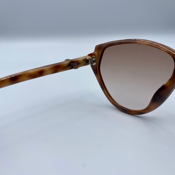 80’s Christian Dior Tortoise Optyl cateye vintage… - image 4