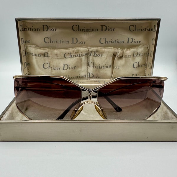 80er Jahre Christian Dior 2345 kultiges übergroßes Modell für Damen Gebrauchter Zustand 10/7
