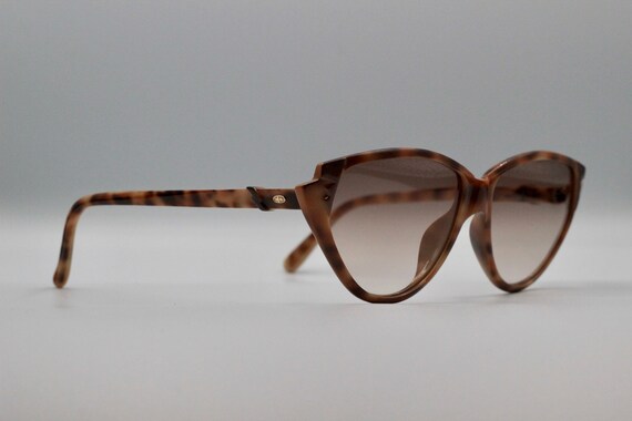 80’s Christian Dior Tortoise Optyl cateye vintage… - image 9