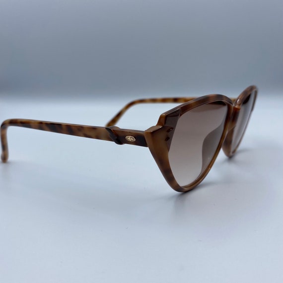 80’s Christian Dior Tortoise Optyl cateye vintage… - image 6