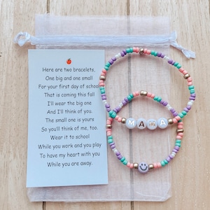 Back to school bracelet set