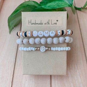 Mama bracelet stack