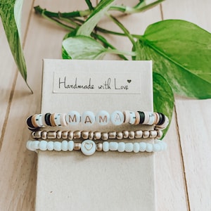 Mama bracelet stack