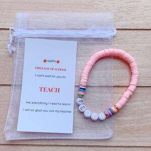 Teach bracelet for back to school