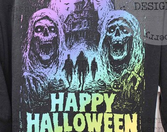 Retro Halloween Png, Vintage Halloween Horror Night Png, Trendy Halloween PNG, Halloween Shirt designs, Horror Movie PNG, Spooky Season PNG