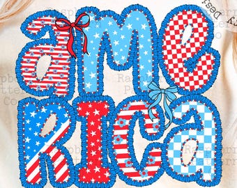 Coquette 4th of July PNG, Trendy Grandmacore 4th of July png, Shabby Chic Patchwork USA png, Preppy America png, Coquette Floral USA png