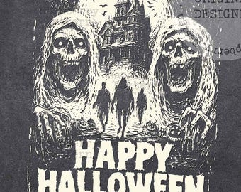 Retro Halloween Png, Vintage Halloween Horror Night Png, Trendy Halloween PNG, Halloween Shirt designs, Horror Movie PNG, Spooky Season PNG